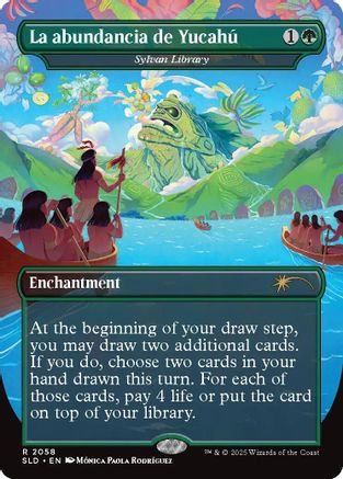 La abundancia de Yucahú - Sylvan Library (SLD-2058) - Secret Lair Drop Series