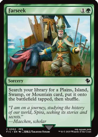 Farseek (Surge Foil) (FIC-302) - Commander: FINAL FANTASY Foil