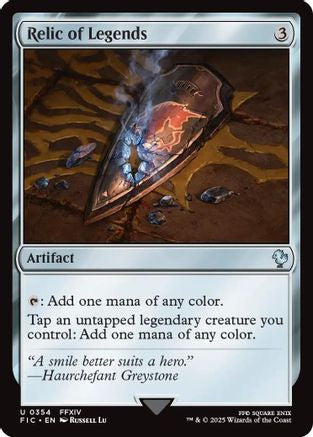 Relic of Legends (Surge Foil) (FIC-354) - Commander: FINAL FANTASY Foil
