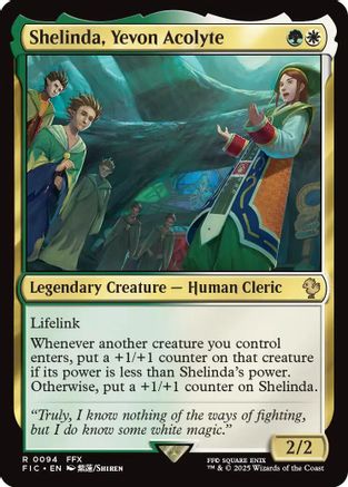 Shelinda, Yevon Acolyte (Surge Foil) (FIC-094) - Commander: FINAL FANTASY Foil