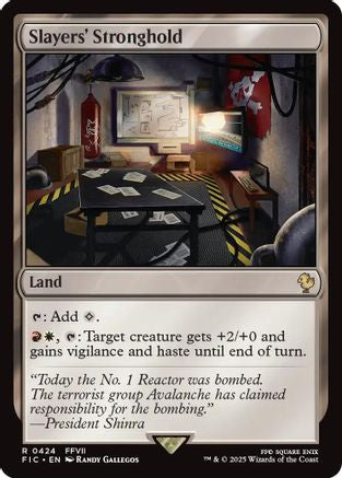 Slayers' Stronghold (Surge Foil) (FIC-424) - Commander: FINAL FANTASY Foil