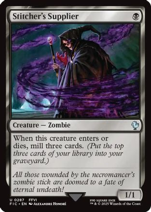Stitcher's Supplier (Surge Foil) (FIC-287) - Commander: FINAL FANTASY Foil