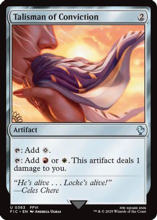 Talisman of Conviction (Surge Foil) (FIC-363) - Commander: FINAL FANTASY Foil