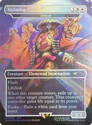 Yojimbo - Solitude (Rainbow Foil) (SLD-7004) - Secret Lair Drop Series Foil