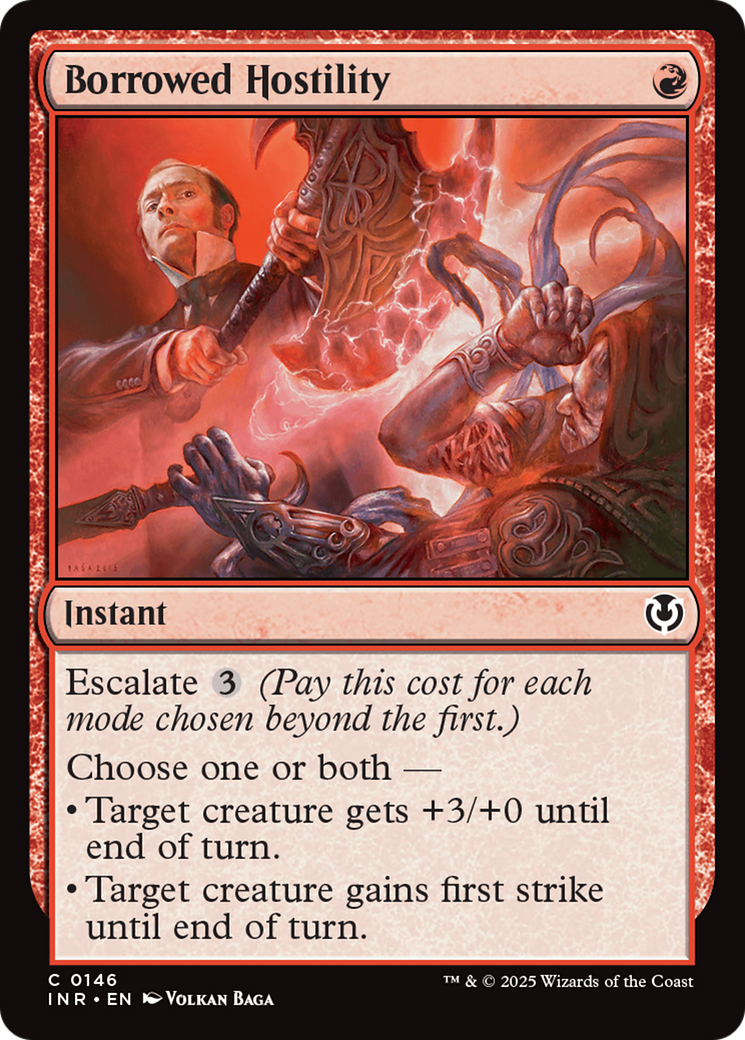Borrowed Hostility (INR-146) - Innistrad Remastered Foil