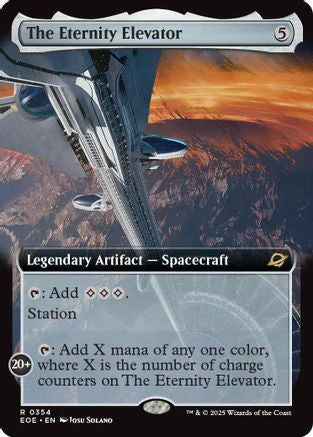 The Eternity Elevator (Extended Art) (EOE-354) - Edge of Eternities Foil