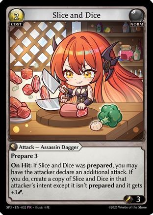 Slice and Dice (032) (032) - Supporter Pack 3 Foil