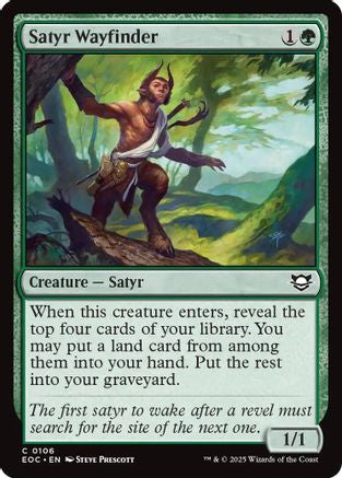 Satyr Wayfinder (EOC-106) - Commander: Edge of Eternities