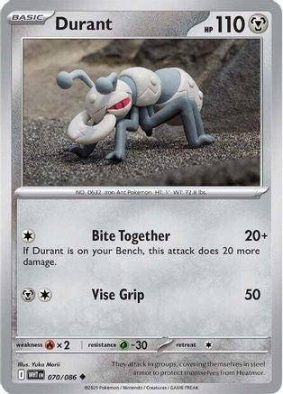 Durant 070/086  SV White Flare - Uncommon