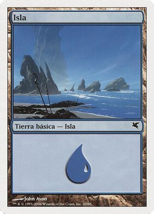 Island (Spanish) - "Isla" (H20) (PSAL-H20) - Magic Encyclopedia 2005 (Salvat/Hachette)
