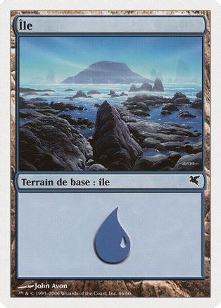 Island (French) - "Ile" (H46) (PSAL-H46) - Magic Encyclopedia 2005 (Salvat/Hachette)