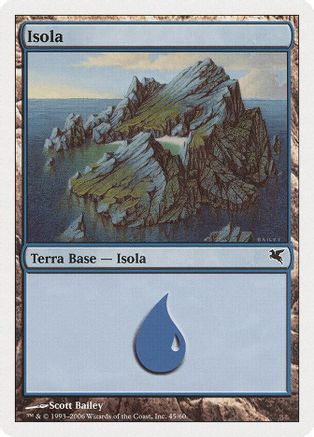 Island (Italian) - "Isola" (H45) (PSAL-H45) - Magic Encyclopedia 2005 (Salvat/Hachette)