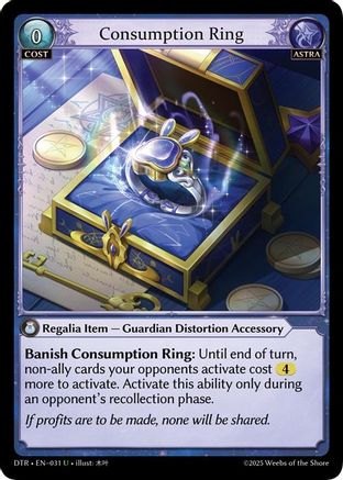 Consumption Ring (031) - Distorted Reflections
