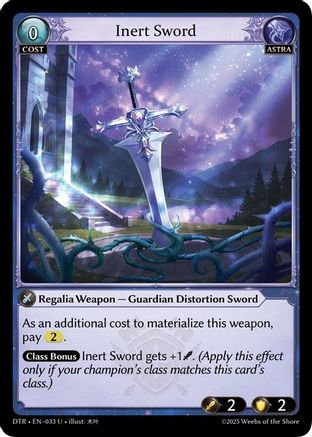Inert Sword (033) - Distorted Reflections