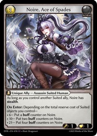 Noire, Ace of Spades (078) - Distorted Reflections