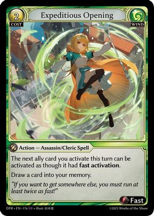 Expeditious Opening (176) - Distorted Reflections Foil