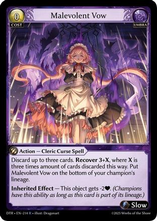 Malevolent Vow (214) - Distorted Reflections