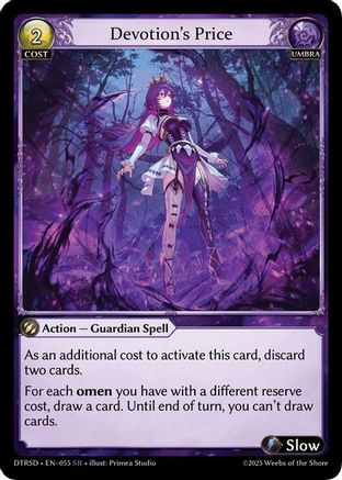 Devotion's Price (55) - Distorted Reflections Starter Decks