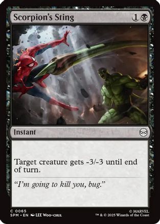 Scorpion's Sting (SPM-065) - Marvel's Spider-Man Foil