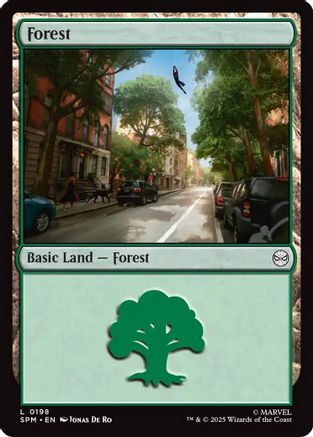 Forest (0198) (SPM-198) - Marvel's Spider-Man Foil