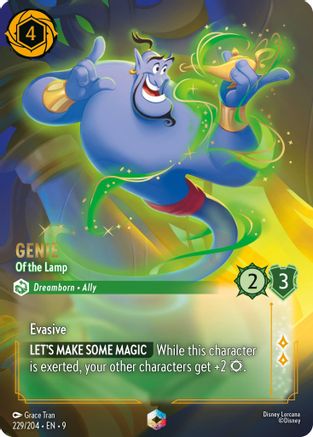 Genie - Of the Lamp (Enchanted) (229/204) - Fabled Holofoil
