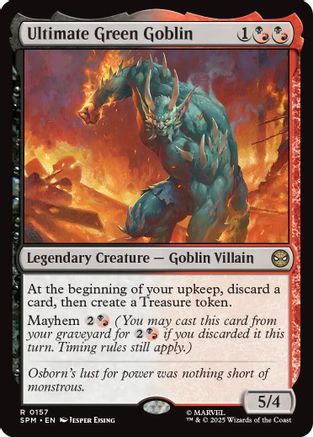 Ultimate Green Goblin (SPM-157) - Marvel's Spider-Man Foil