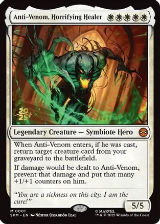 Anti-Venom, Horrifying Healer (PRE-001) - Prerelease Cards Foil