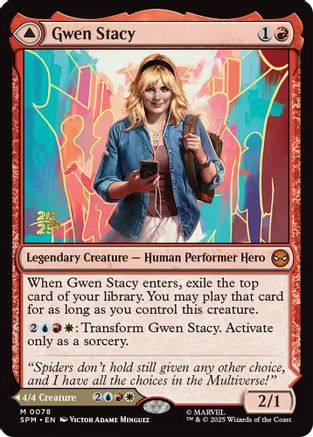 Gwen Stacy (PRE-078) - Prerelease Cards Foil