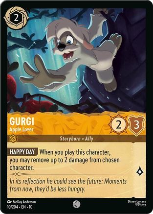 Gurgi - Apple Lover (10/204) - Whispers in the Well Cold Foil