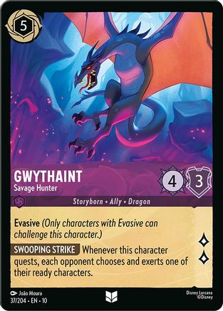 Gwythaint - Savage Hunter (37/204) - Whispers in the Well Cold Foil
