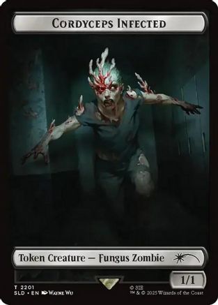 Cordyceps Infected Token (2201) (SLD-2201) - Secret Lair Drop Series