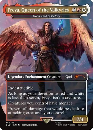Freya, Queen of the Valkyries - Iroas, God of Victory (SLD-2215) - Secret Lair Drop Series