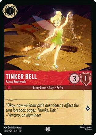 Tinker Bell - Fancy Footwork (106/204) - Whispers in the Well