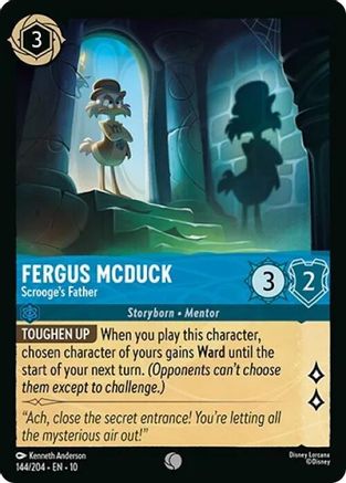 Fergus McDuck - Scrooge's Father (144/204) - Whispers in the Well Cold Foil