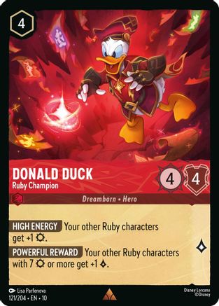 Donald Duck - Ruby Champion (121/204) - Whispers in the Well