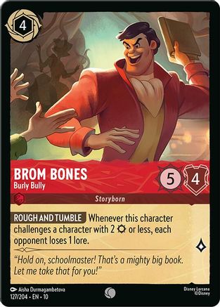 Brom Bones - Burly Bully (127/204) - Whispers in the Well Cold Foil