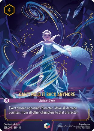 Can't Hold It Back Anymore (Enchanted) (228/204) - Whispers in the Well Holofoil