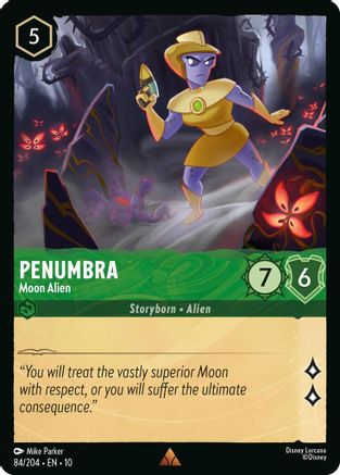 Penumbra - Moon Alien (84/204) - Whispers in the Well Cold Foil
