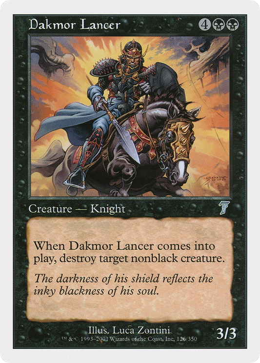Dakmor Lancer (7ED-126★) - 7th Edition Foil