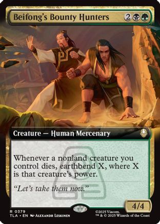 Beifong's Bounty Hunters (Extended Art) (TLA-379) - Avatar: The Last Airbender