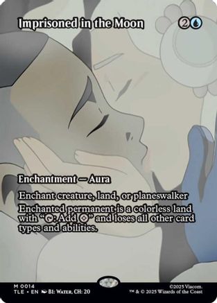 Imprisoned in the Moon (Borderless) (TLE-014) - Avatar: The Last Airbender: Eternal-Legal