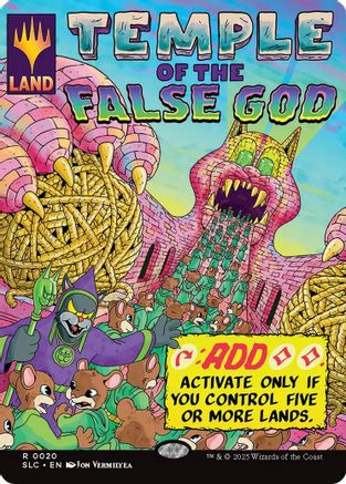 Temple of the False God (SLC-020) - Secret Lair Countdown Kit Foil