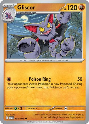 Gliscor 050/094  ME02 Phantasmal Flames - Uncommon