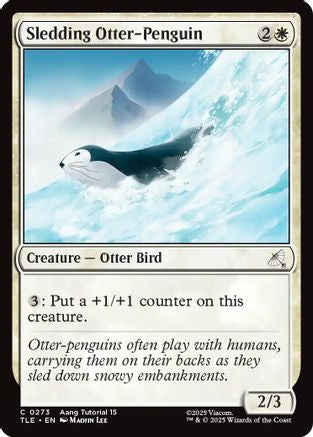 Sledding Otter-Penguin (0273) (TLE-273) - Avatar: The Last Airbender: Eternal-Legal