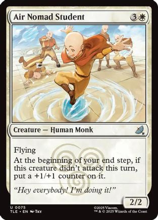 Air Nomad Student (TLE-075) - Avatar: The Last Airbender: Eternal-Legal Foil