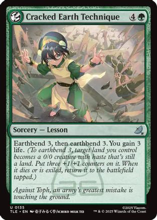 Cracked Earth Technique (TLE-135) - Avatar: The Last Airbender: Eternal-Legal Foil