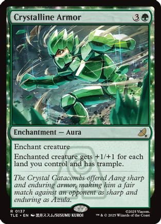 Crystalline Armor (TLE-137) - Avatar: The Last Airbender: Eternal-Legal