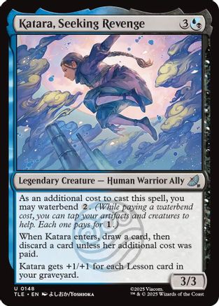 Katara, Seeking Revenge (TLE-148) - Avatar: The Last Airbender: Eternal-Legal Foil