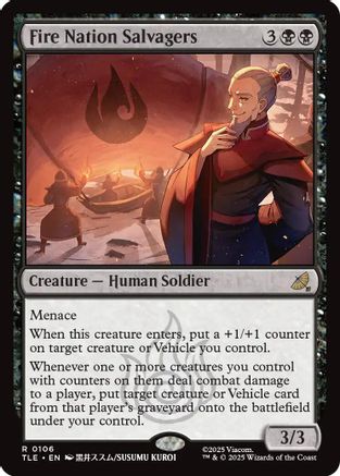 Fire Nation Salvagers (TLE-106) - Avatar: The Last Airbender: Eternal-Legal Foil