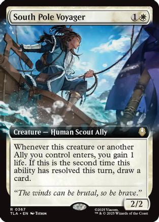South Pole Voyager (Extended Art) (TLA-367) - Avatar: The Last Airbender Foil